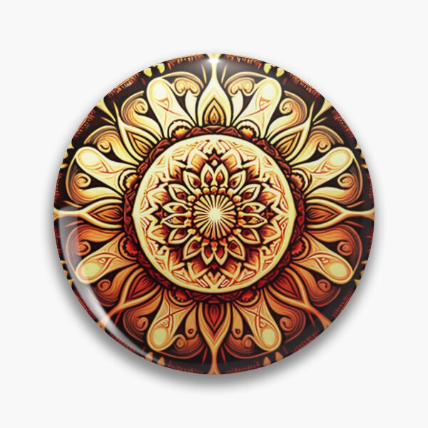 Item preview, Patrón de primavera de mandala designed and sold by TwoToneThreads.
