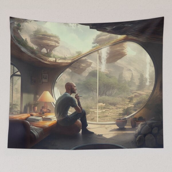 Item preview, Mushroom art nature ai generated mystery designed and sold by Miguelamarte.