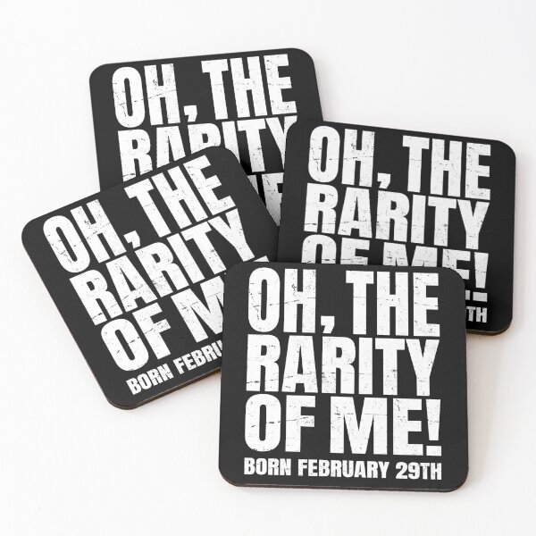 Item preview, Leap Year Birthday February 29th Rarity Of Me designed and sold by uFit.