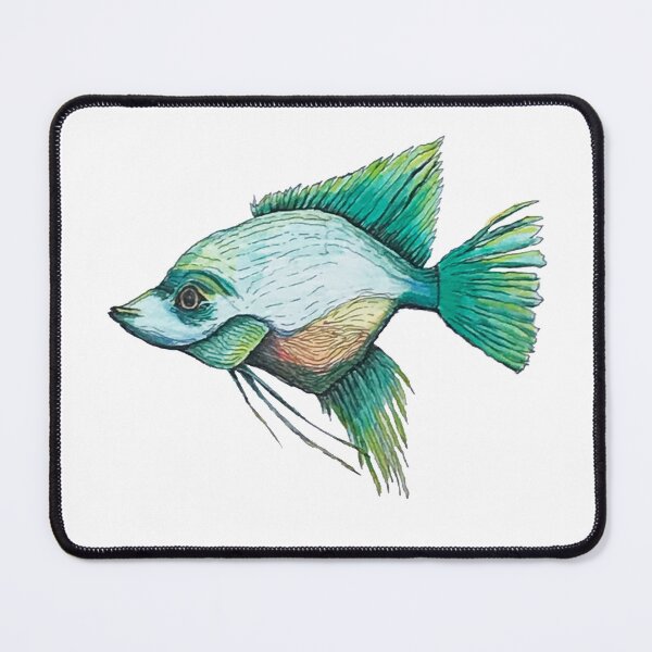 Item preview, Green Fish, Blue Fish designed and sold by kandras-art.