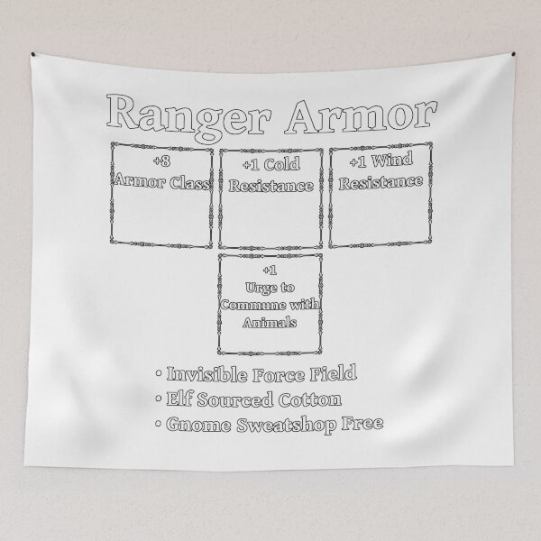Item preview, Ranger Armor: Role Playing DND 5e Pathfinder RPG Tabletop RNG designed and sold by geekydesigner.