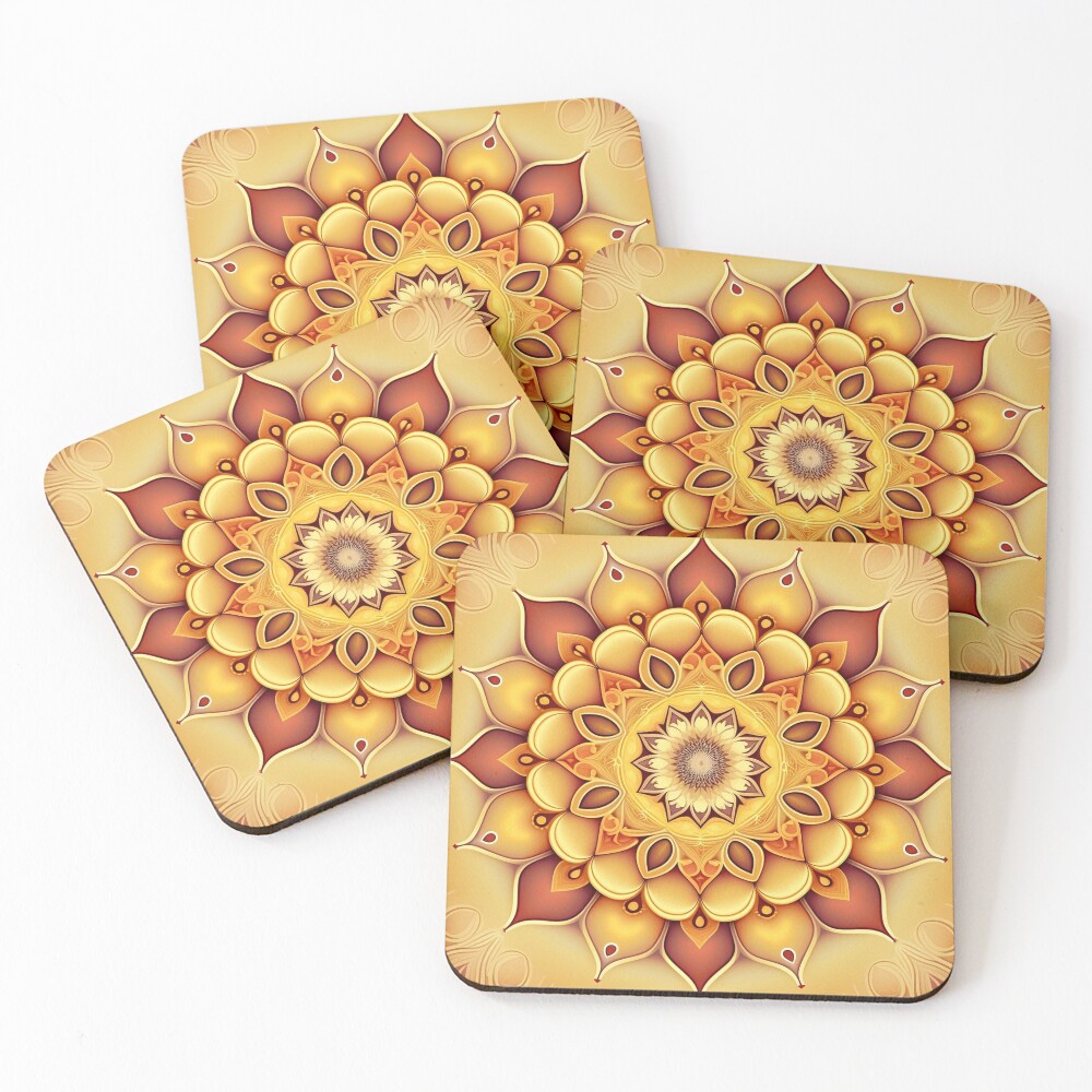 Item preview, Coasters (Set of 4) designed and sold by TwoToneThreads.