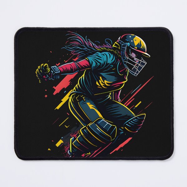 Item preview, "Breaking Boundaries: The Journey Continues" A Female Cricket Player designed and sold by Chromatic-Art.