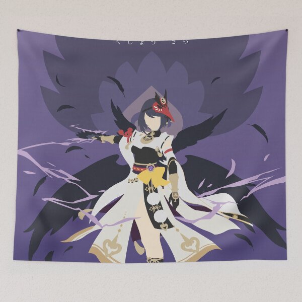 Item preview, Kujou Sara Poster - Genshin Impact designed and sold by lauloudesigns09.