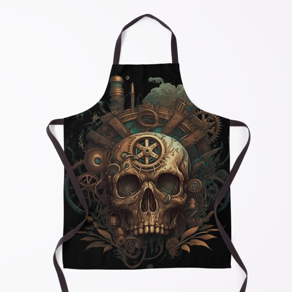 Item preview, Steampunk Skull with industry smoke designed and sold by Shinnrai.