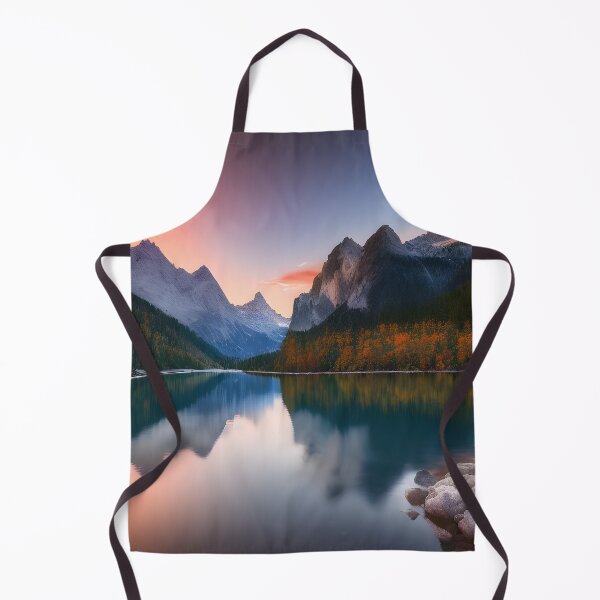 Item preview, Lake in a Valley Landscape Mountain Range Background designed and sold by VersoShopping.