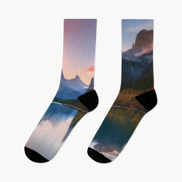 Item preview, Lake in a Valley Landscape Mountain Range Background designed and sold by VersoShopping.