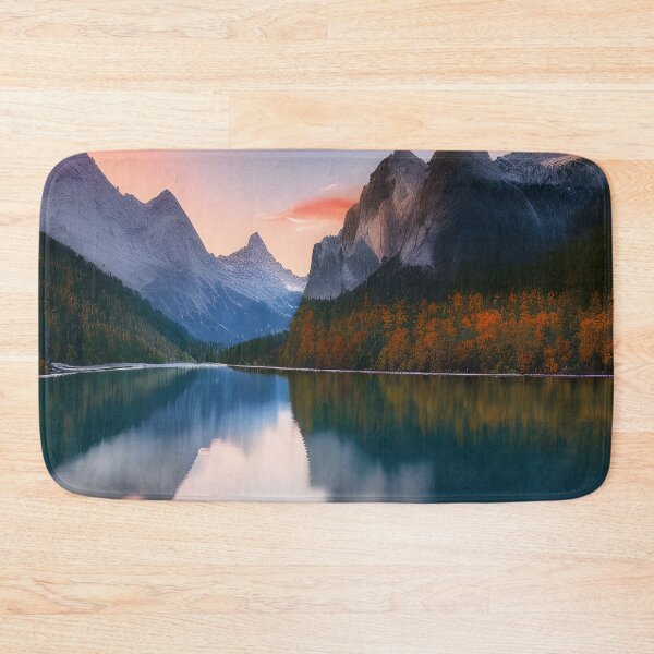 Item preview, Lake in a Valley Landscape Mountain Range Background designed and sold by VersoShopping.
