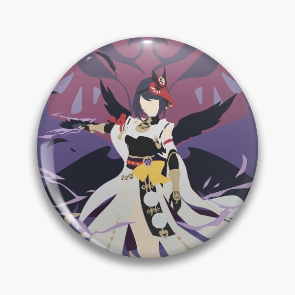 Item preview, Kujou Sara Poster - Genshin Impact designed and sold by lauloudesigns09.