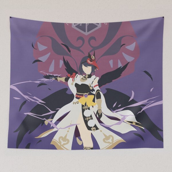 Item preview, Kujou Sara Poster - Genshin Impact designed and sold by lauloudesigns09.