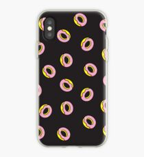 Donuts on Black iPhone Case