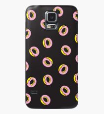 Donuts auf Schwarz Hülle & Skin für Samsung Galaxy