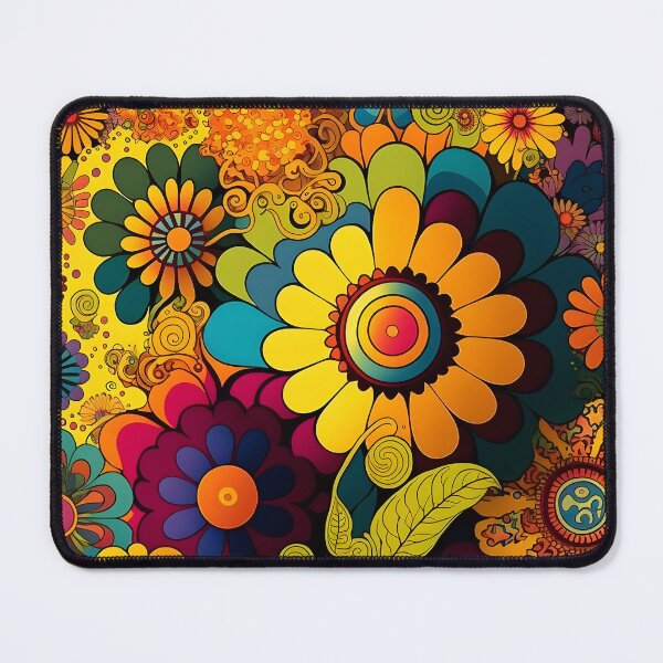 Item preview, Colorful flowers abstraction designed and sold by AdamPolak.