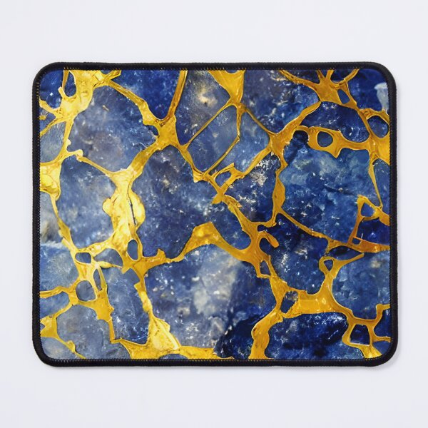 Item preview, Sodalite Inspired Design With A Touch Of Gold (01) designed and sold by DEBPIX.