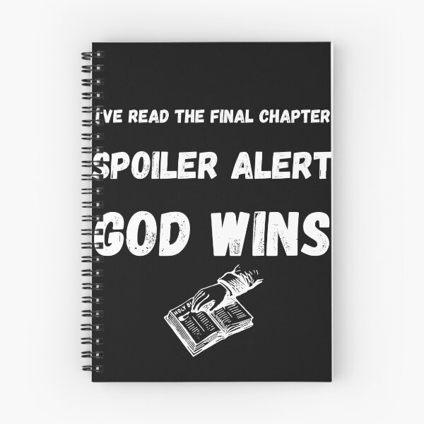 Item preview, God Wins I've read the final chapter  designed and sold by dreamwearprints.