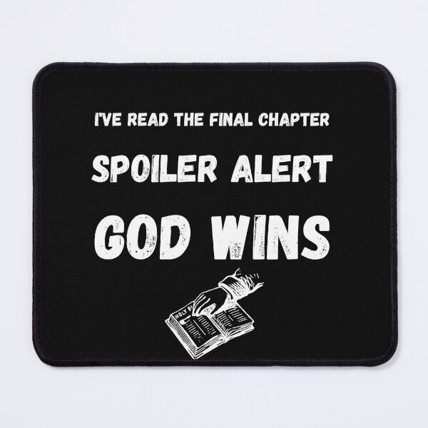 Item preview, God Wins I've read the final chapter  designed and sold by dreamwearprints.