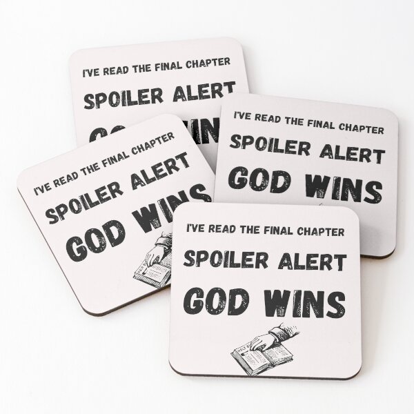 Item preview, God Wins I've read the final chapter  designed and sold by dreamwearprints.