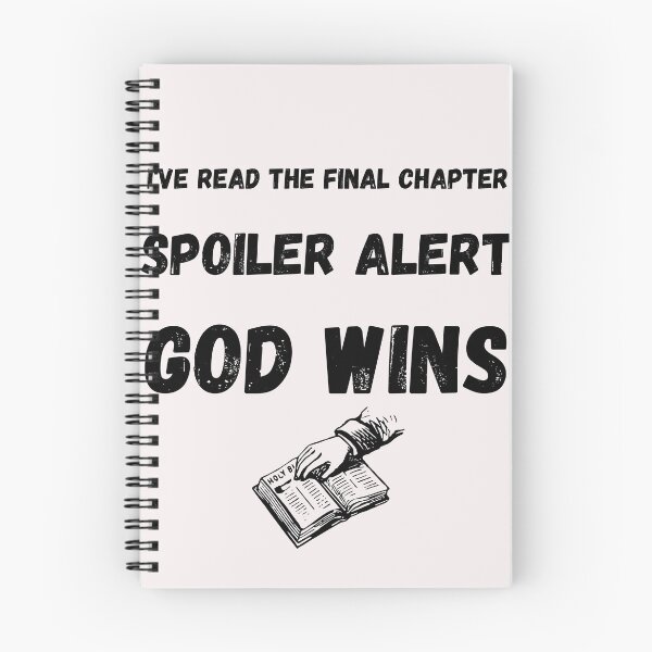 Item preview, God Wins I've read the final chapter  designed and sold by dreamwearprints.