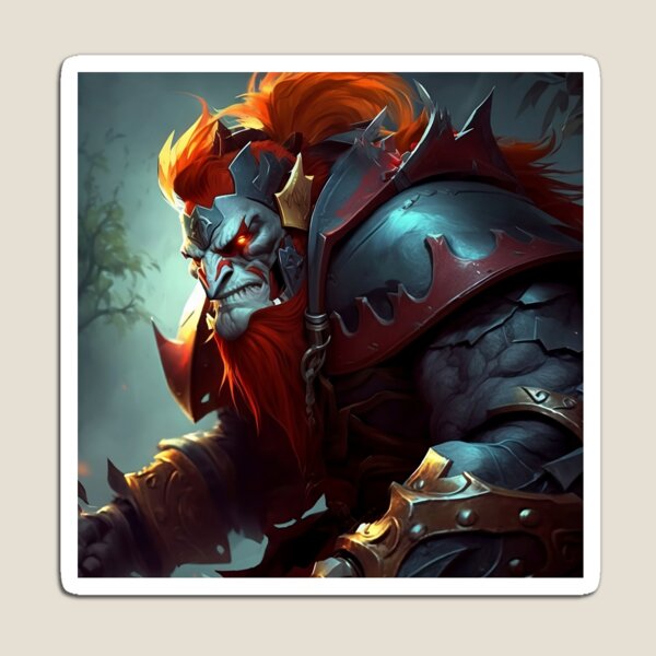 Item preview, Fantasy Warrior - Digital illustration of a spirited warrior in combat designed and sold by RootNeeds.