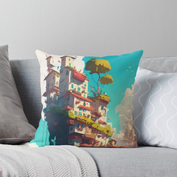 Item preview, Weird Terraced House Growing On The Mountain designed and sold by Crystal Heaven.