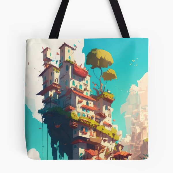 Item preview, Weird Terraced House Growing On The Mountain designed and sold by Crystal Heaven.