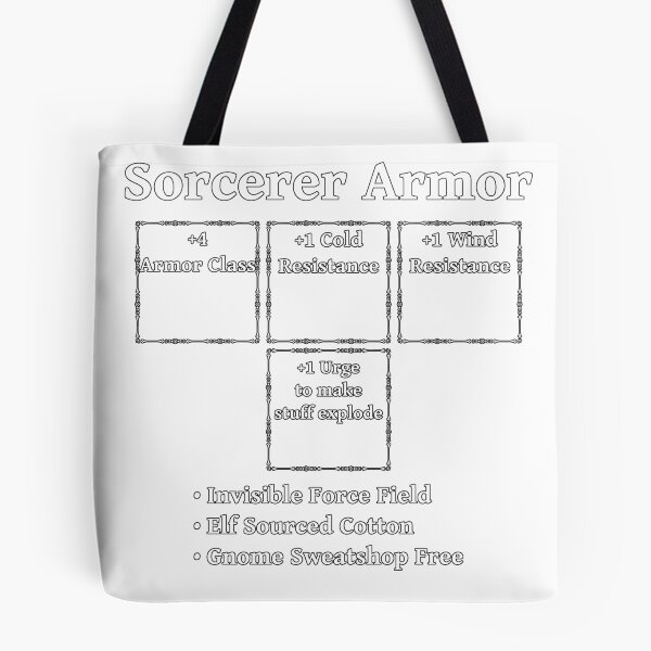 Item preview, Sorcerer Armor: Role Playing DND 5e Pathfinder RPG Tabletop RNG designed and sold by geekydesigner.