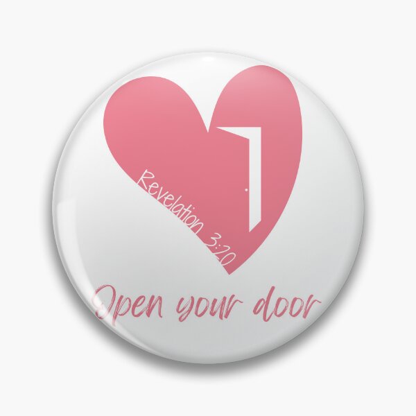 Item preview, Heart "Open Your Door" designed and sold by BirdandPoppy.