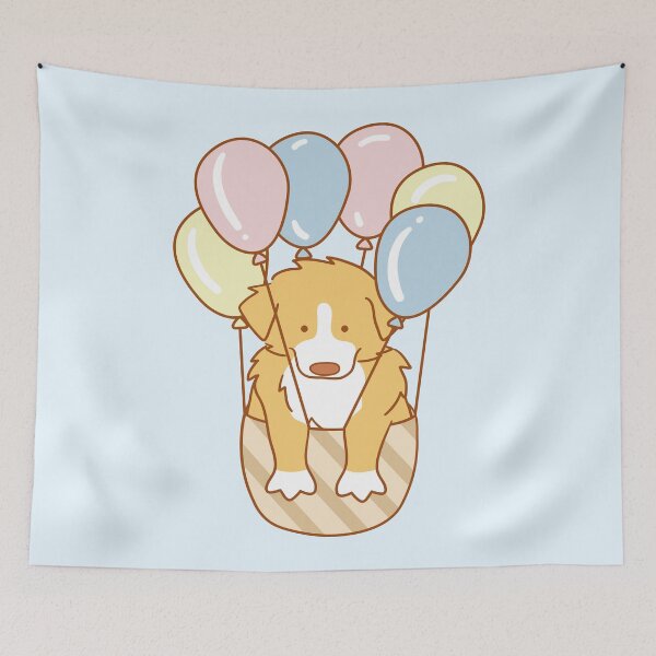 Item preview, Puppy and Balloons designed and sold by Wlaurence.