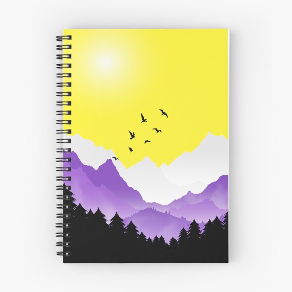 Item preview, Nonbinary Landscape Pride Flag designed and sold by Pridish.