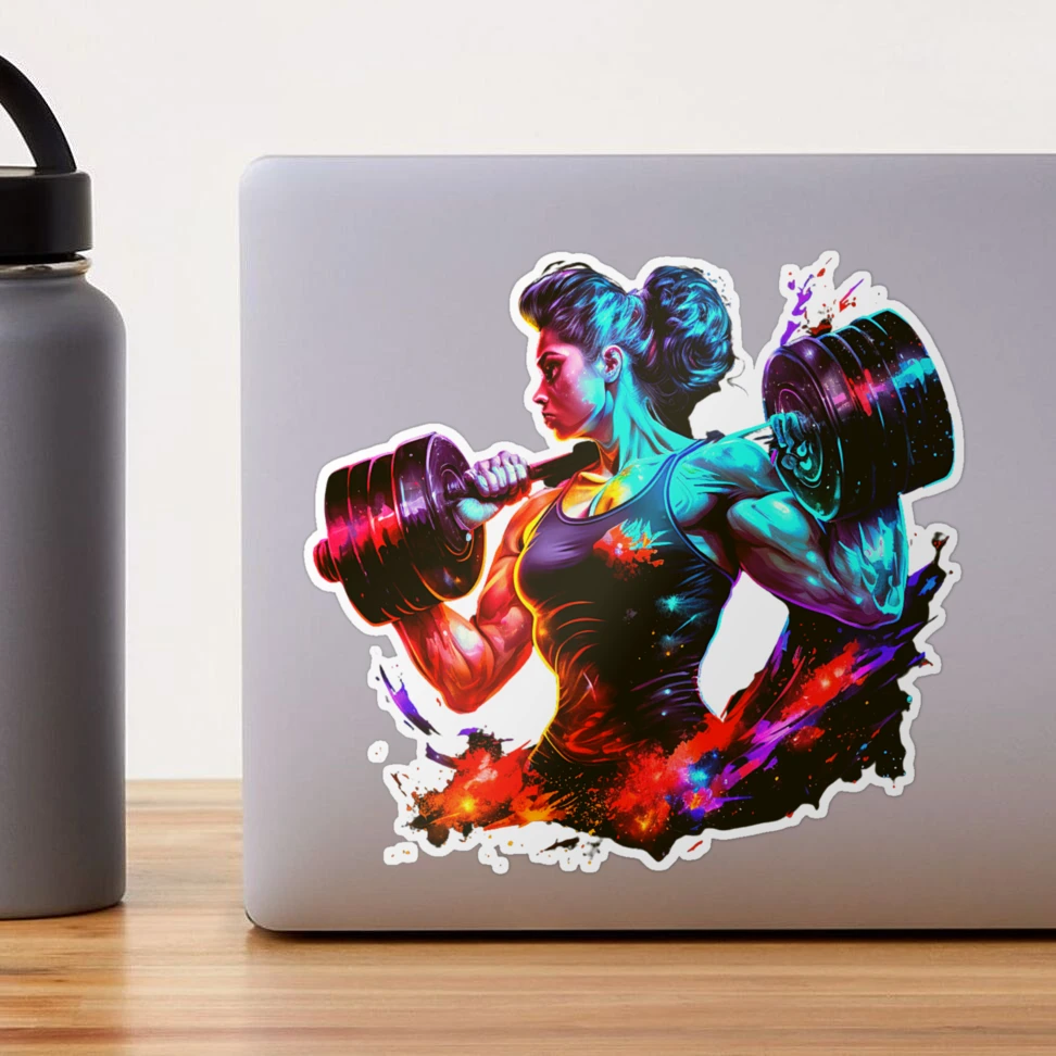 Workout Motivation for Women Sticker for Sale by mahi1design