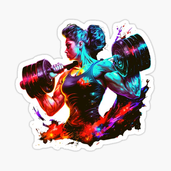 Workout Motivation for Women Sticker for Sale by mahi1design