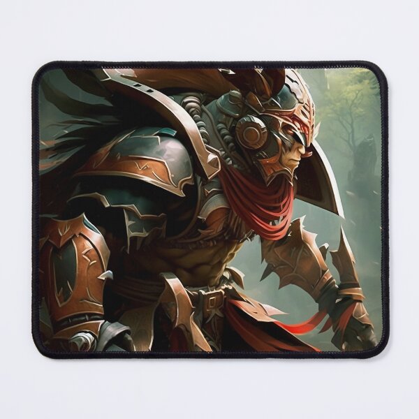 Item preview, Fantasy Warrior - Digital illustration of a spirited warrior in combat designed and sold by RootNeeds.