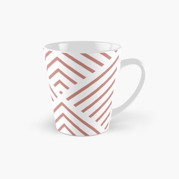 Item preview, Pink and White Geometric Pattern designed and sold by DamarisArtDecor.