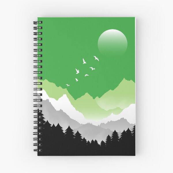 Item preview, Aromantic Landscape Pride Flag designed and sold by Pridish.