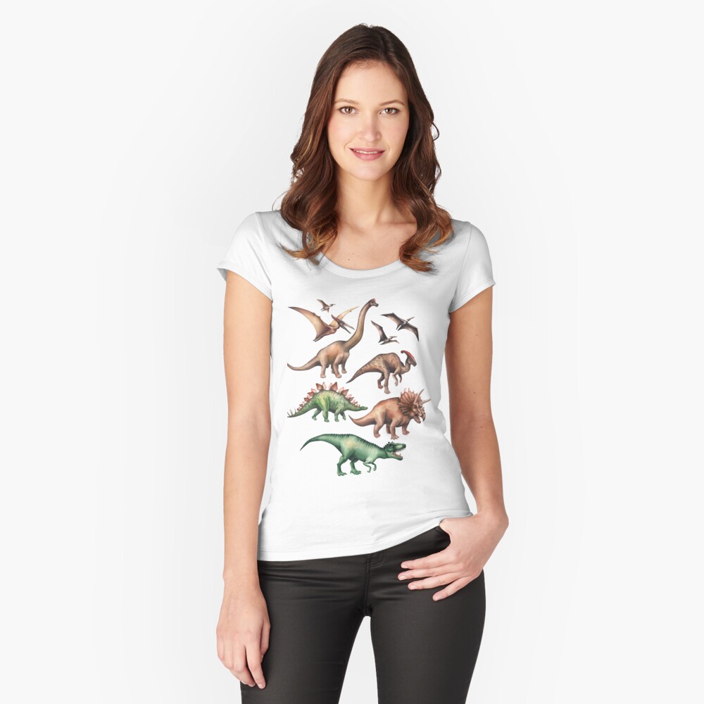 Item preview, Fitted Scoop T-Shirt designed and sold by Glazkova.