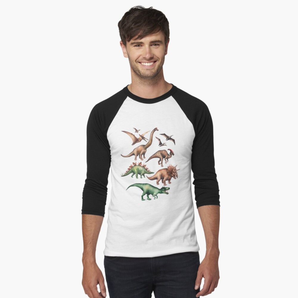 Item preview, Baseball ¾ Sleeve T-Shirt designed and sold by Glazkova.