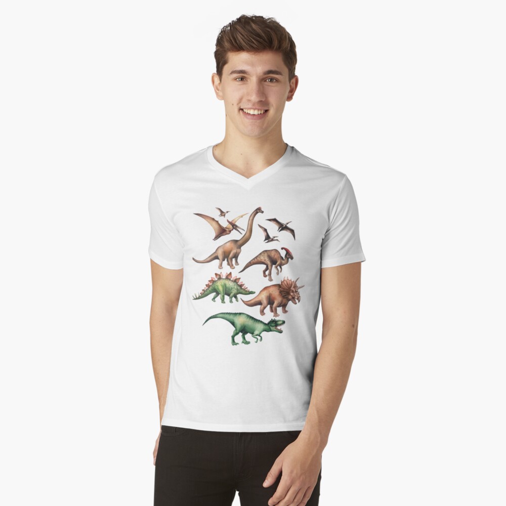 Item preview, V-Neck T-Shirt designed and sold by Glazkova.