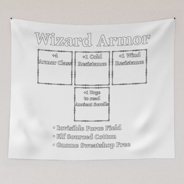 Item preview, Wizard Armor: Role Playing DND 5e Pathfinder RPG Tabletop RNG designed and sold by geekydesigner.