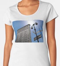 Camiseta premium para mujer Edificio Flatiron - Nueva York - © Doc Braham; Todos los derechos reservados