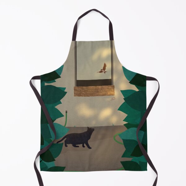 Item preview, Courtyard Cat and Bird designed and sold by jastinamor.