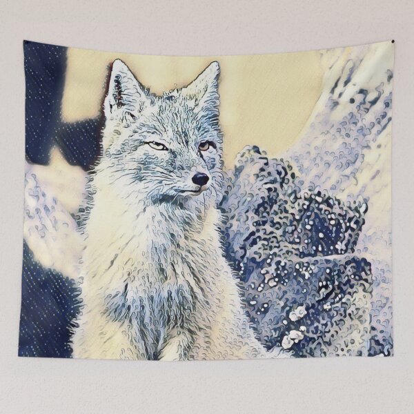 Item preview, Arctic fox sitting designed and sold by Astralia.