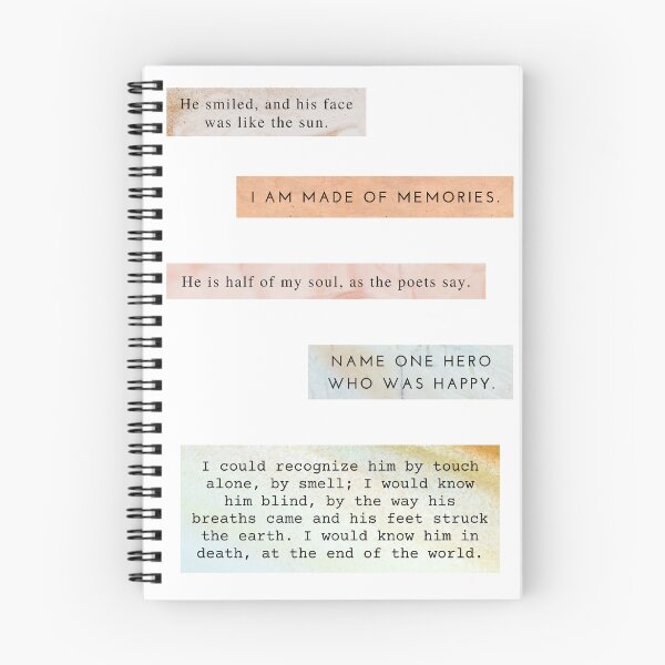 Item preview, Song of Achilles Quote Pack designed and sold by Quotatio.
