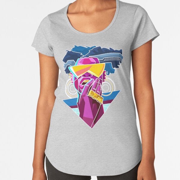 WOKE - Black & Beautiful Premium Scoop T-Shirt