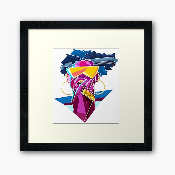 WOKE - Black & Beautiful Framed Art Print