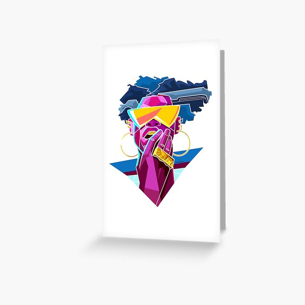 WOKE - Black & Beautiful Greeting Card