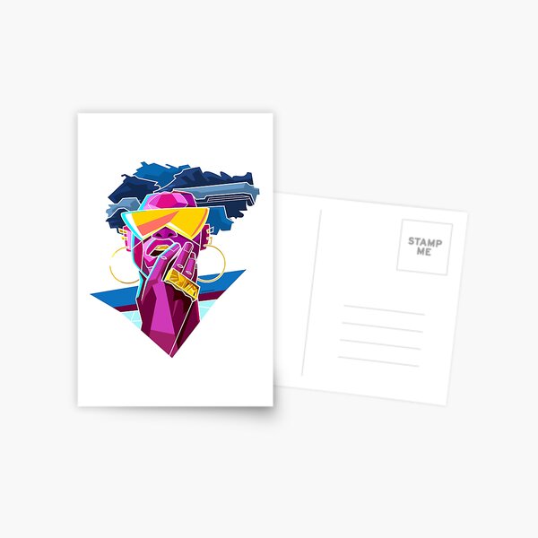 WOKE - Black & Beautiful Postcard