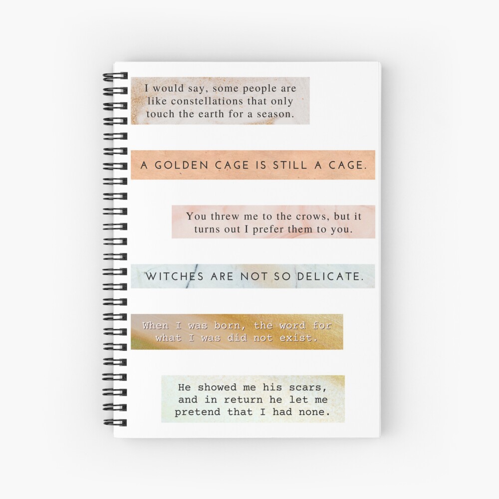 Item preview, Spiral Notebook designed and sold by Quotatio.