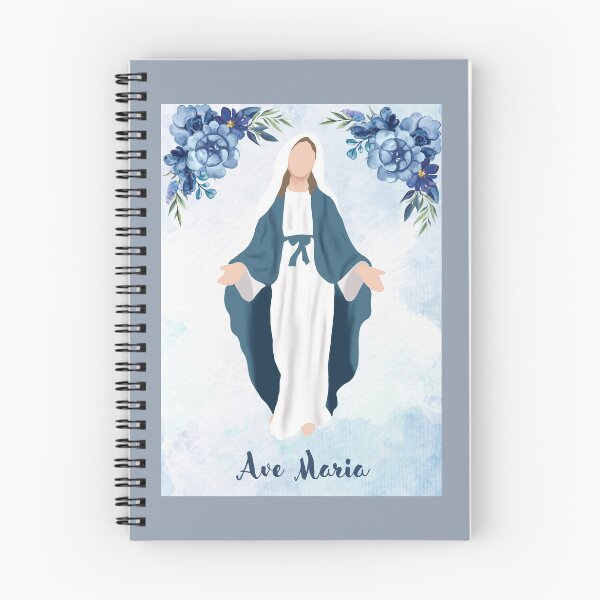 Item preview, Blue Floral Ave Maria designed and sold by catiebird95.