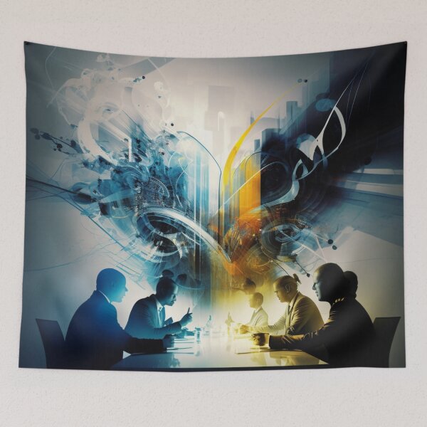 Item preview, "Breaking Through Deadlocked Business Meetings with Abstract Approaches" designed and sold by DaniFantasy.