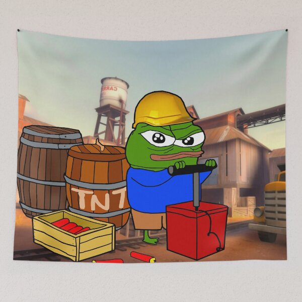 Item preview, Demoman Pepe TNT Demolition designed and sold by Slav-Art.